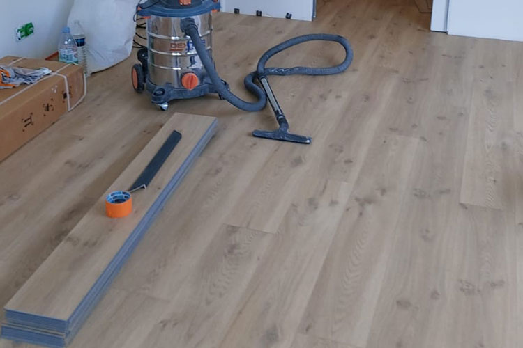 Pose de parquet